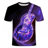 Men's T-Shirt with T-Shirt and Short Sleeves, Personalized 3D Printed T-Shirt - 7DAY'S