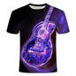 Men's T-Shirt with T-Shirt and Short Sleeves, Personalized 3D Printed T-Shirt - 7DAY'S