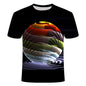 Men's T-Shirt with T-Shirt and Short Sleeves, Personalized 3D Printed T-Shirt - 7DAY'S