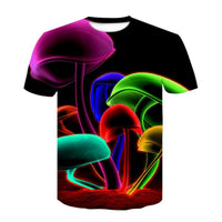 Men's T-Shirt with T-Shirt and Short Sleeves, Personalized 3D Printed T-Shirt - 7DAY'S