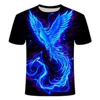 Men's T-Shirt with T-Shirt and Short Sleeves, Personalized 3D Printed T-Shirt - 7DAY'S