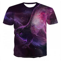 Men's T-Shirt with T-Shirt and Short Sleeves, Personalized 3D Printed T-Shirt - 7DAY'S