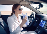 Meoky 40 oz Tumbler with Handle and Straw, Insulated Tumbler with Lid and Straw, Stainless Steel Travel Mug, Keeps Cold for 34 Hours, 100% Leak Proof, Fits in Car Cup Holder (Night) - 7DAY'S