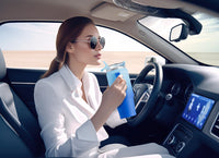 Meoky 40 oz Tumbler with Handle and Straw, Insulated Tumbler with Lid and Straw, Stainless Steel Travel Mug, Keeps Cold for 34 Hours, 100% Leak Proof, Fits in Car Cup Holder (Night) - 7DAY'S