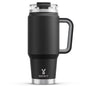 Meoky 40 oz Tumbler with Handle and Straw, Insulated Tumbler with Lid and Straw, Stainless Steel Travel Mug, Keeps Cold for 34 Hours, 100% Leak Proof, Fits in Car Cup Holder (Night) - 7DAY'S