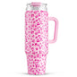 Meoky 40 oz Tumbler with Handle and Straw, Insulated Tumbler with Lid and Straw, Stainless Steel Travel Mug, Keeps Cold for 34 Hours, 100% Leak Proof, Fits in Car Cup Holder (Night) - 7DAY'S