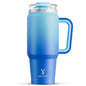 Meoky 40 oz Tumbler with Handle and Straw, Insulated Tumbler with Lid and Straw, Stainless Steel Travel Mug, Keeps Cold for 34 Hours, 100% Leak Proof, Fits in Car Cup Holder (Night) - 7DAY'S
