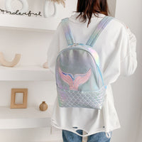 Mermaid Kids Backpack, Sparkly Sequins Backpack for Girls - 7DAY'S