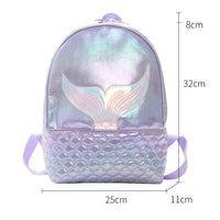 Mermaid Kids Backpack, Sparkly Sequins Backpack for Girls - 7DAY'S