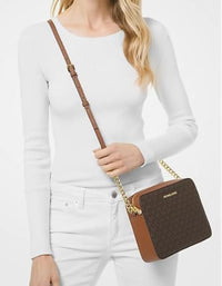 Michael Kors East West Jet Set Large Logo Crossbody Bag - 7DAY'S