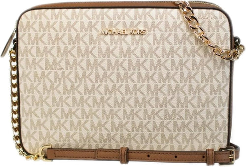 Michael Kors East West Jet Set Large Logo Crossbody Bag