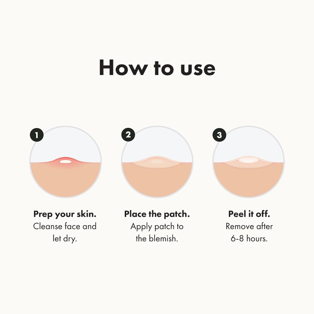 Mighty Patch™ Original patch from Hero Cosmetics – The 1 Hydrocolloid Acne Pimple Patch for Shrinking Zits and Whiteheads in 1 use; Nighttime Spot Stickers for Face and Skin (36 Count) - 7DAY'S