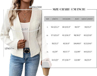 Mina Self 2025 Fall Women's Tweed Blazer Jacket - Collarless Open Front Fully Lined Elegant Fitted Fashion Casual Work Coat - 7DAY'S