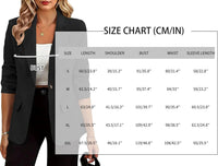 Mina Self Casual Blazer for Women 2025 Fall - Button Full - Lined Slim Lightweight Fashion Work Office Business Jacket Pockets - 7DAY'S