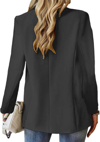 Mina Self Women's Casual Blazers 2024 New Spring Fashion Lightweight Work Office Full Lined Pocket Jacket Suit(S - XXL) - 7DAY'S