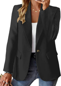 Mina Self Women's Casual Blazers 2024 New Spring Fashion Lightweight Work Office Full Lined Pocket Jacket Suit(S - XXL) - 7DAY'S