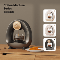 MiniQ Portable American coffee machine White 2in1 semi - automatic coffee machine 1400W drip coffee machine coffee powder 20g optional powder holder or optional K cup holder - 7DAY'S