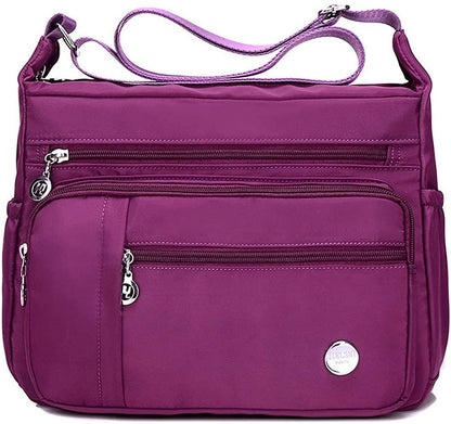 MINTEGRA Women Shoulder Handbag Roomy Multiple Pockets Bag Ladies Crossbody Purse Fashion Tote Top Handle Satchel - 7DAY'S