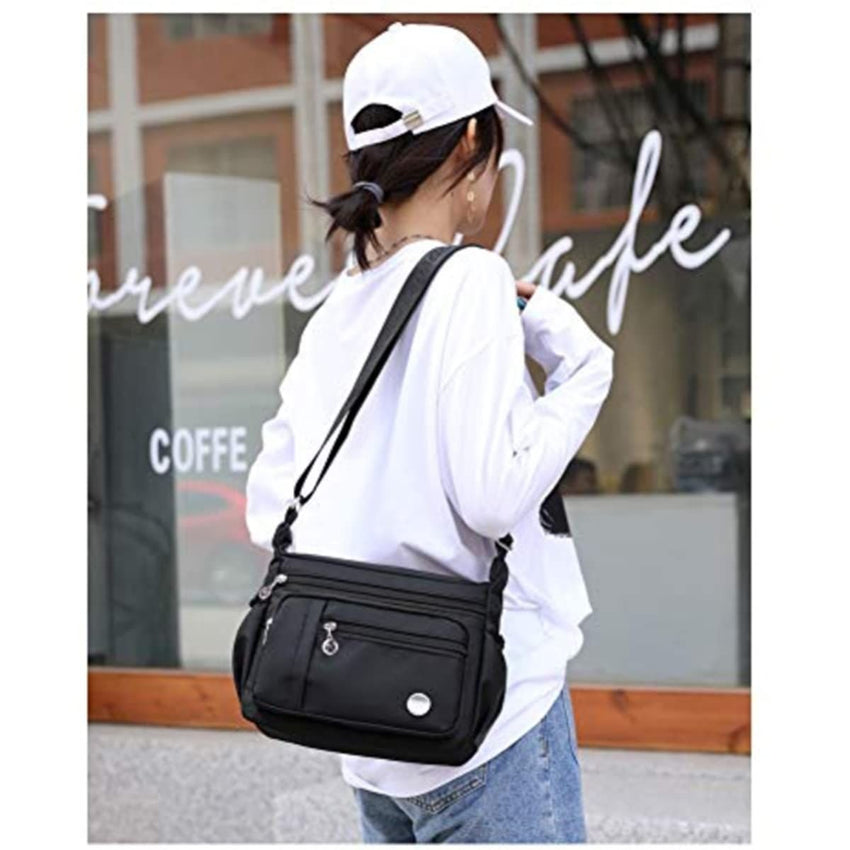 MINTEGRA Women Shoulder Handbag Roomy Multiple Pockets Bag Ladies Crossbody Purse Fashion Tote Top Handle Satchel - 7DAY'S