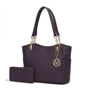 MKF Collection Allison Tote Handbag & Wallet by Mia k