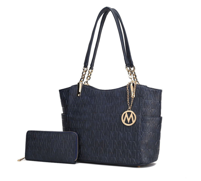 MKF Collection Allison Tote Handbag & Wallet by Mia k - 7DAY'S