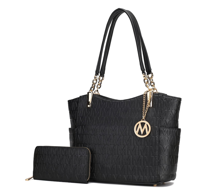 MKF Collection Allison Tote Handbag & Wallet by Mia k - 7DAY'S