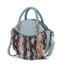 MKF Collection Camille Faux Snakeskin Vegan Leather Women Round Crossbody Bag by Mia K - 7DAY'S