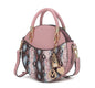 MKF Collection Camille Faux Snakeskin Vegan Leather Women Round Crossbody Bag by Mia K - 7DAY'S