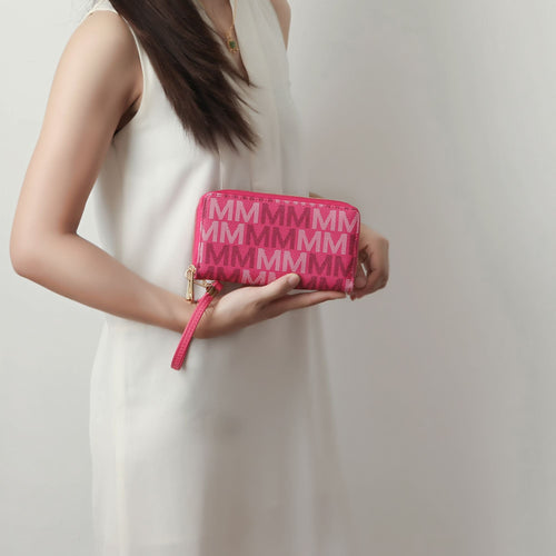 MKF Collection Hofstra M Signature Wallet Wristlet by Mia k - 7DAY'S