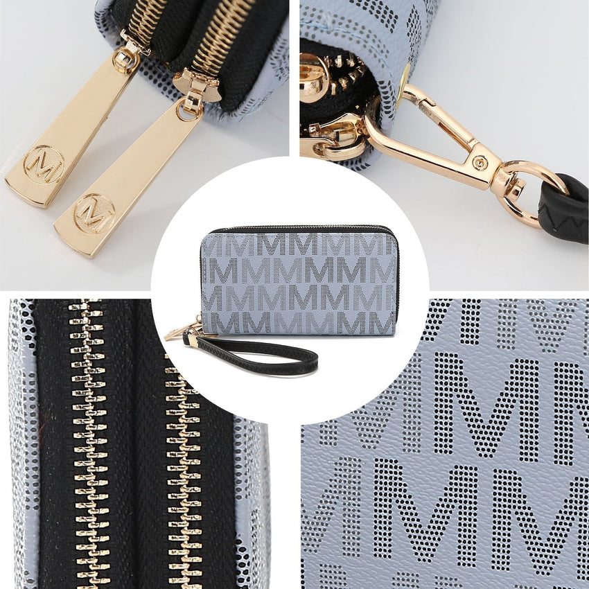 MKF Collection Hofstra M Signature Wallet Wristlet by Mia k - 7DAY'S