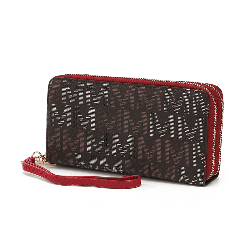 MKF Collection Hofstra M Signature Wallet Wristlet by Mia k - 7DAY'S
