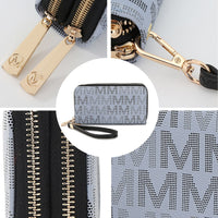 MKF Collection Hofstra M Signature Wallet Wristlet by Mia k - 7DAY'S