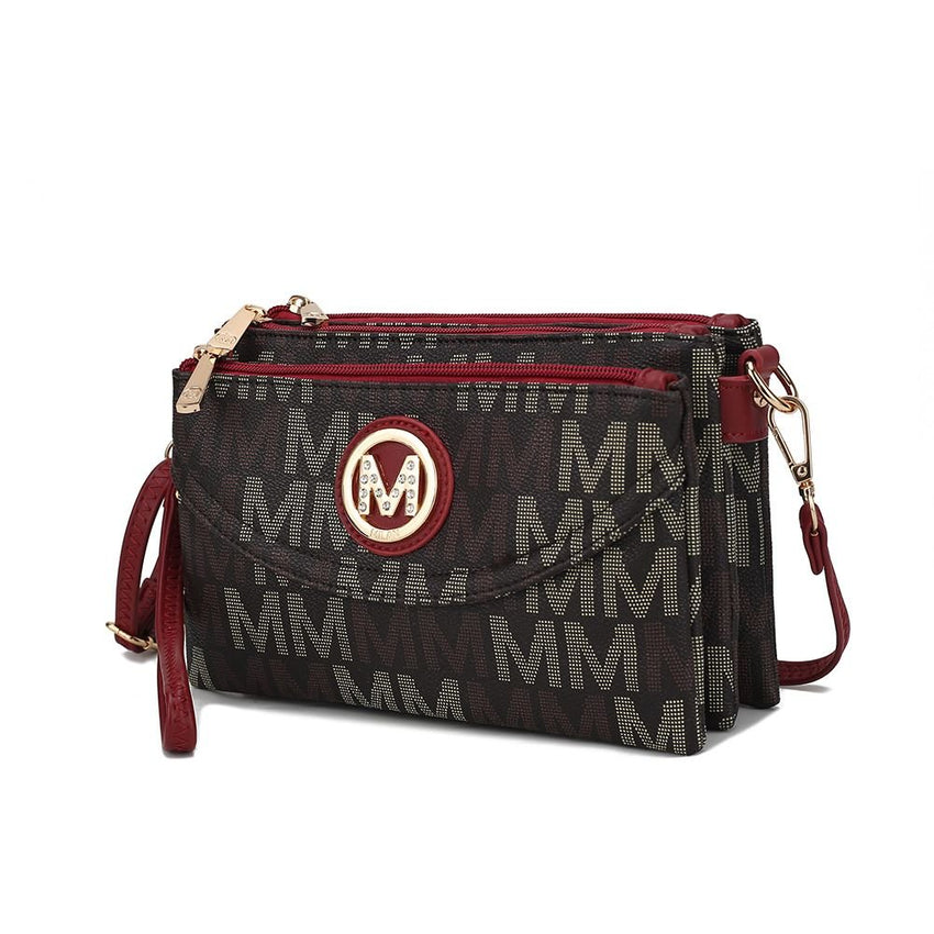 MKF Collection Ishani Signature Crossbody handbag Women by Mia k - 7DAY'S