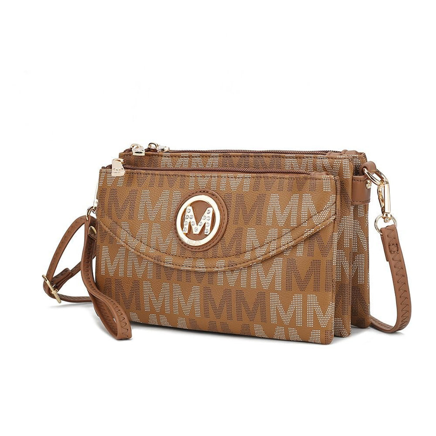 MKF Collection Ishani Signature Crossbody handbag Women by Mia k - 7DAY'S