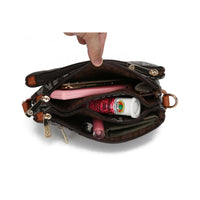 MKF Collection Ishani Signature Crossbody handbag Women by Mia k - 7DAY'S