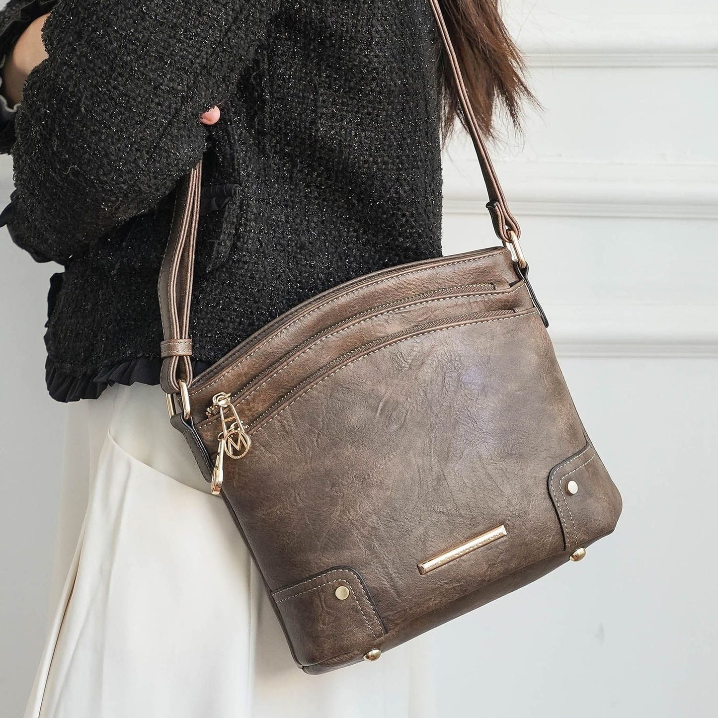 MKF Collection Kenya Fashion Crossbody Women's Shoulder Handbag by Mia K. - 7DAY'S