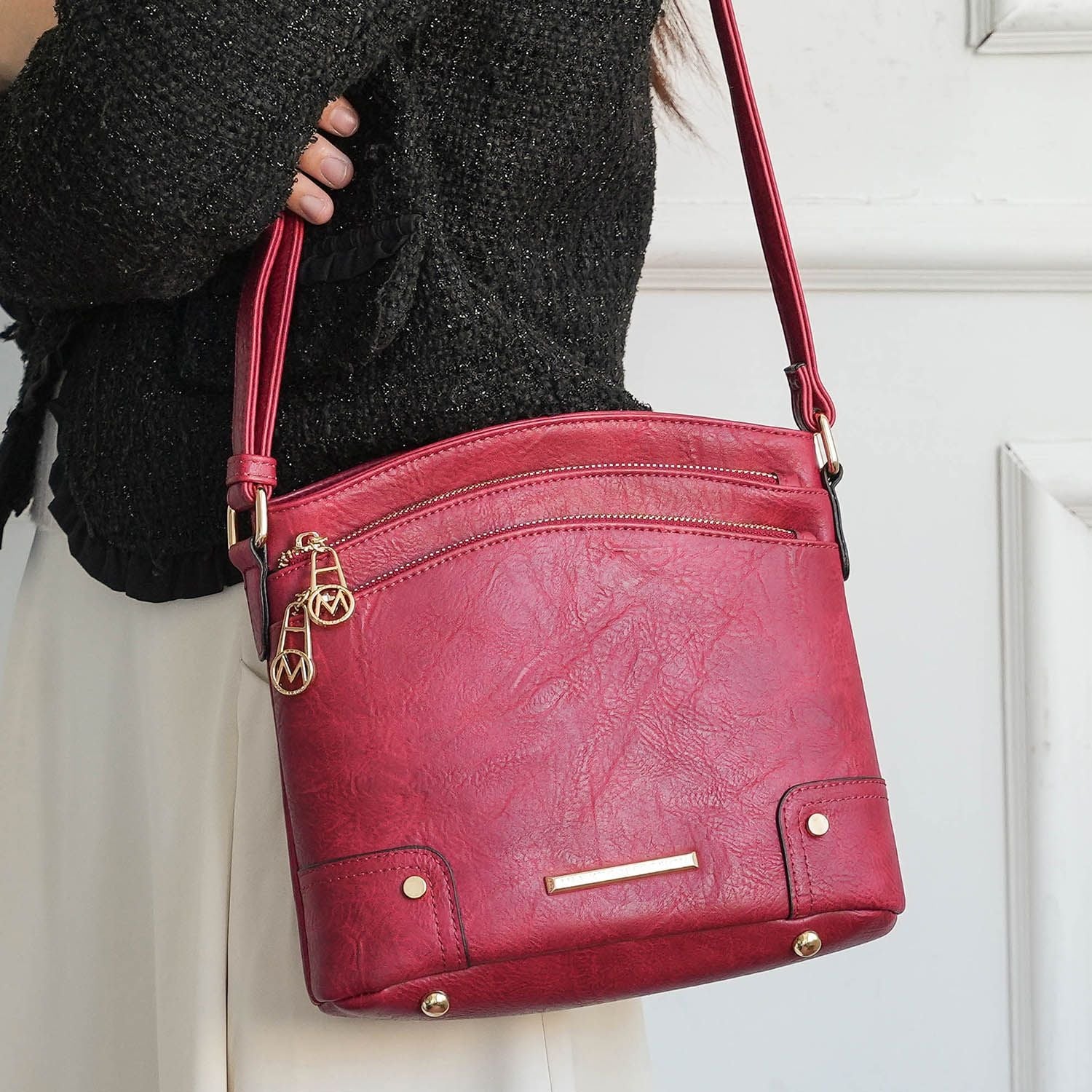 MKF Collection Kenya Fashion Crossbody Women's Shoulder Handbag by Mia K. - 7DAY'S