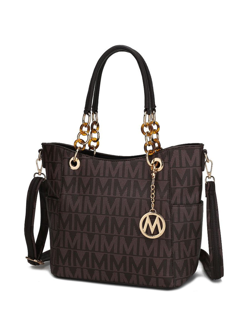 MKF Collection Kissaten Milan M Signature Tote Handbag by Mia k - 7DAY'S