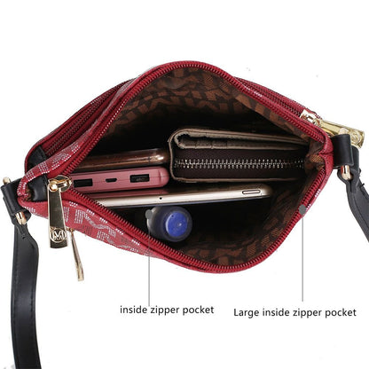 MKF Collection Lemuel M Signature Crossbody by Mia K. - 7DAY'S