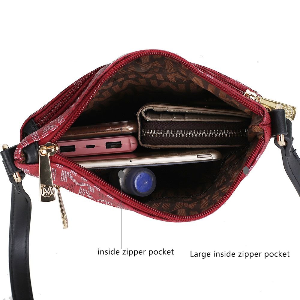 MKF Collection Lemuel M Signature Crossbody by Mia K. - 7DAY'S