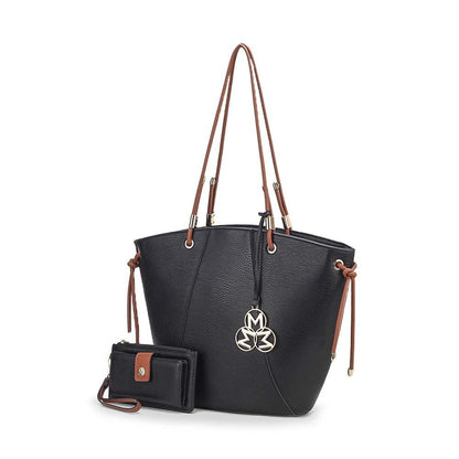 MKF Collection Liv Tote and Wallet Set Fashion Handbag by Mia K. - 7DAY'S