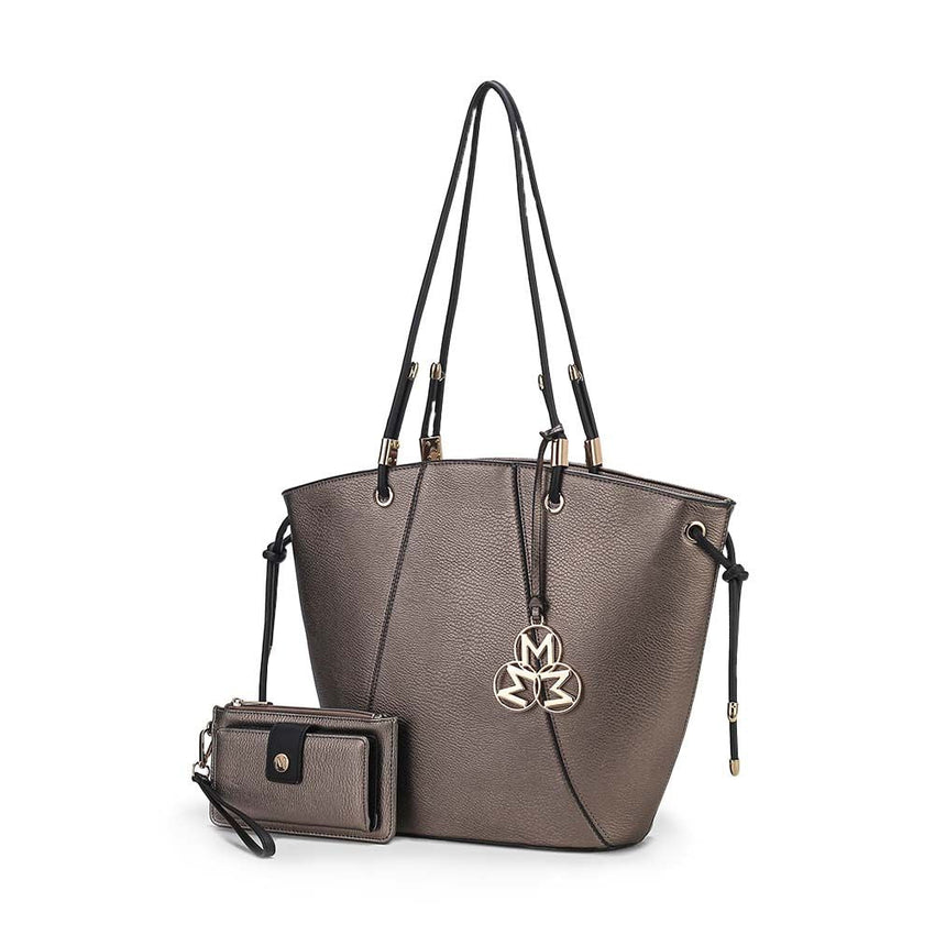 MKF Collection Liv Tote and Wallet Set Fashion Handbag by Mia K. - 7DAY'S