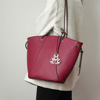 MKF Collection Liv Tote and Wallet Set Fashion Handbag by Mia K. - 7DAY'S