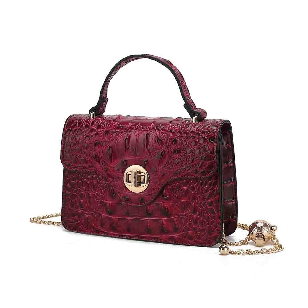 MKF Collection Mae Mini Crossbody Stylish, Functional, Vegan Leather Handbag by Mia K - 7DAY'S