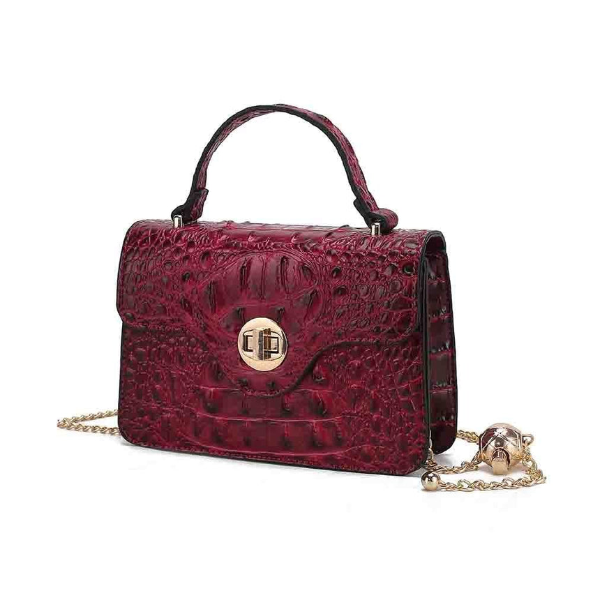 MKF Collection Mae Mini Crossbody Stylish, Functional, Vegan Leather Handbag by Mia K - 7DAY'S