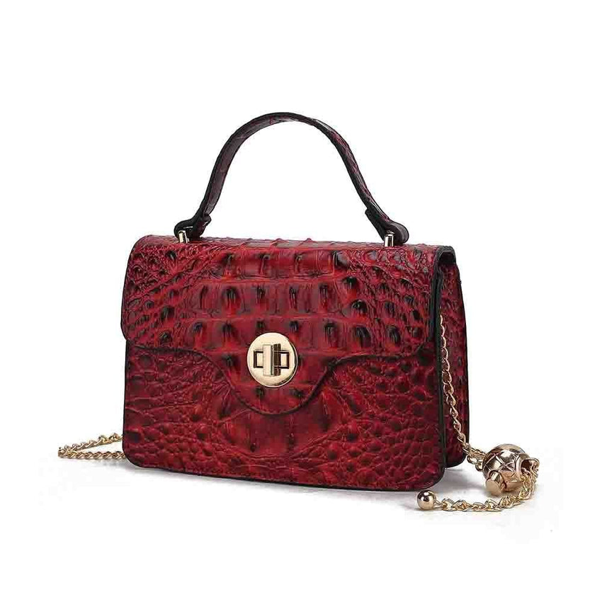 MKF Collection Mae Mini Crossbody Stylish, Functional, Vegan Leather Handbag by Mia K - 7DAY'S