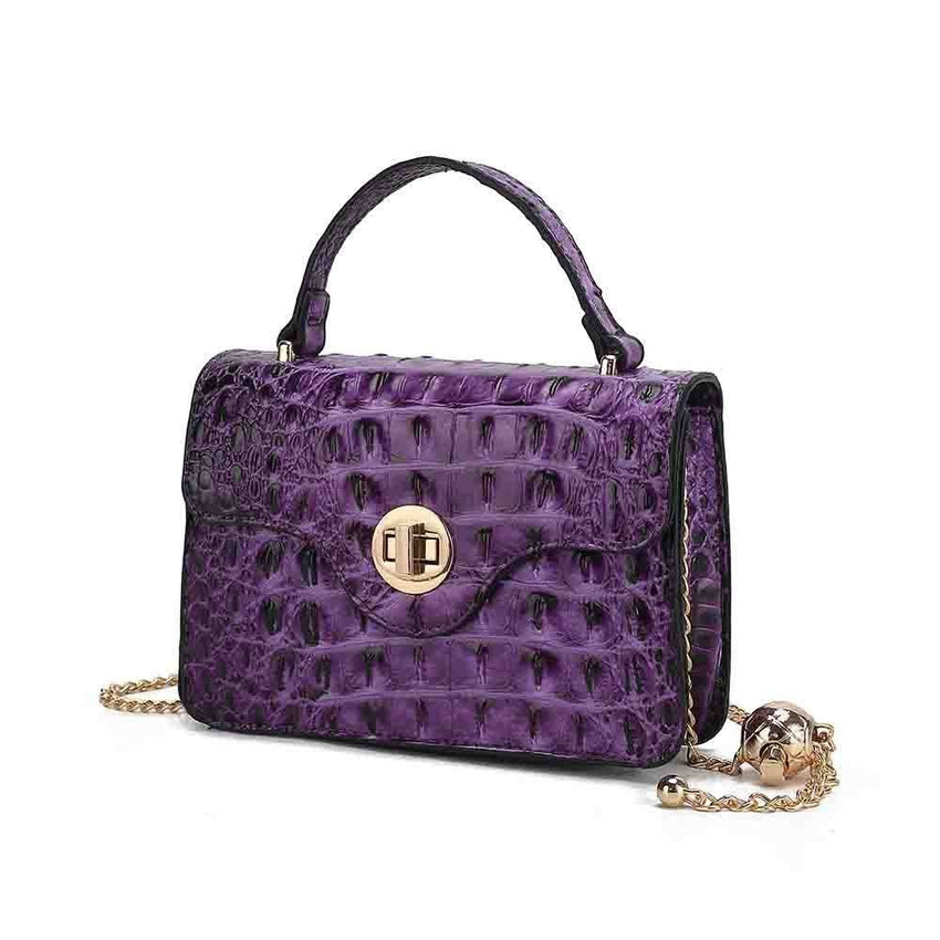 MKF Collection Mae Mini Crossbody Stylish, Functional, Vegan Leather Handbag by Mia K - 7DAY'S