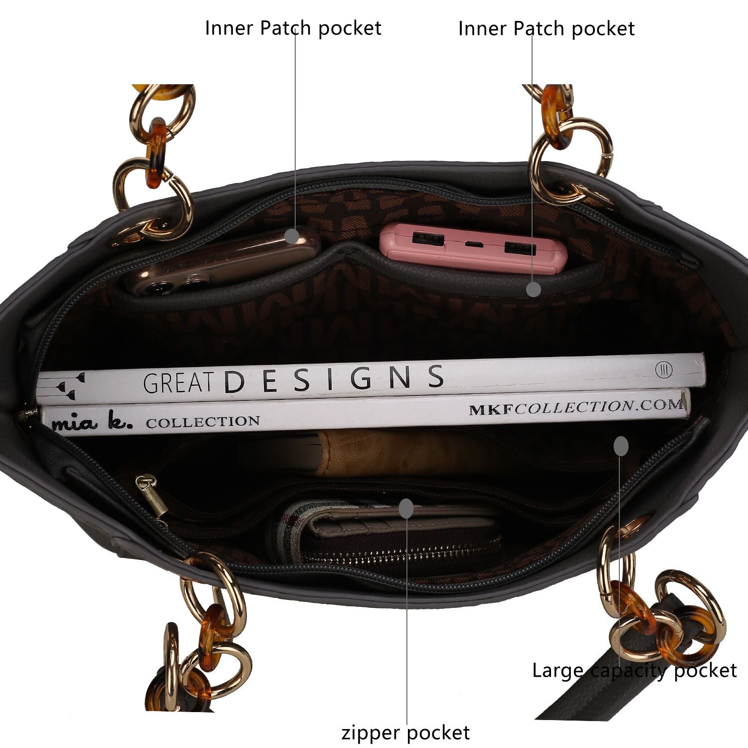 MKF Collection Rylee Vegan Leather Women Tote Handbag by Mia k - 7DAY'S