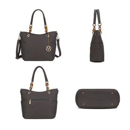 MKF Collection Rylee Vegan Leather Women Tote Handbag by Mia k - 7DAY'S