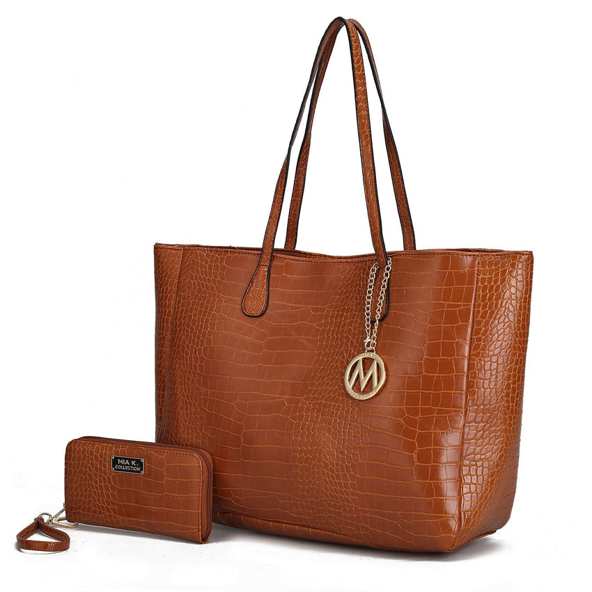 MKF Collection Sadie Oversize Tote Bag & Wallet Set by Mia K - 7DAY'S